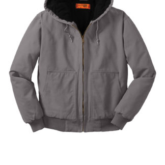 CornerStone Washed Duck Cloth Insulated Hooded Work Jacket