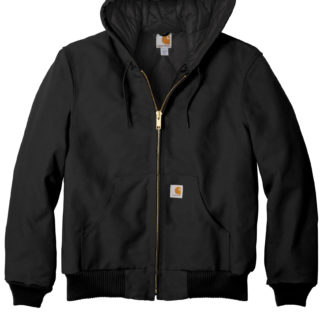 Carhartt Quilted-Flannel-Lined Duck Active Jac