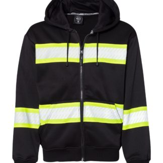 Kishigo - EV Series Enhanced Visibility Full-Zip Hooded Sweatshirt - B310-313