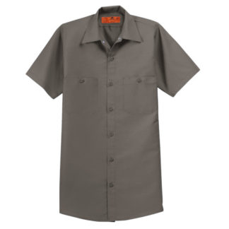 Red Kap Long Size, Short Sleeve Industrial Work Shirt